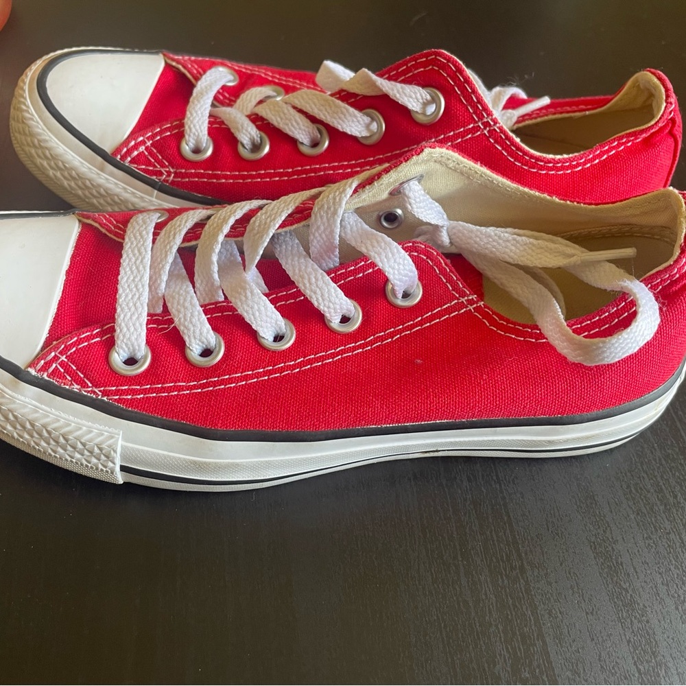 Converse Red Canvas women Sneakers